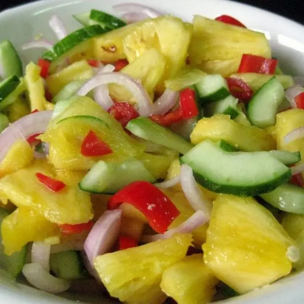 Spicy Malaysian Pineapple Achar Pickle